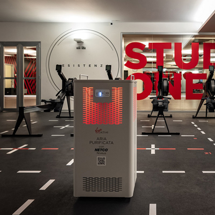 NETCO	Niveus	– Purificatore	d’aria professionale